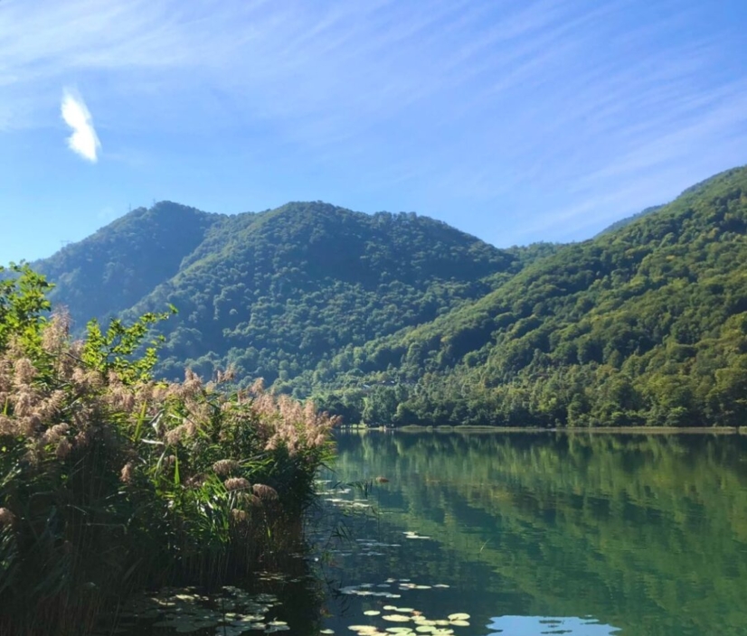 Vila Boračko jezero u ljetnjem danu